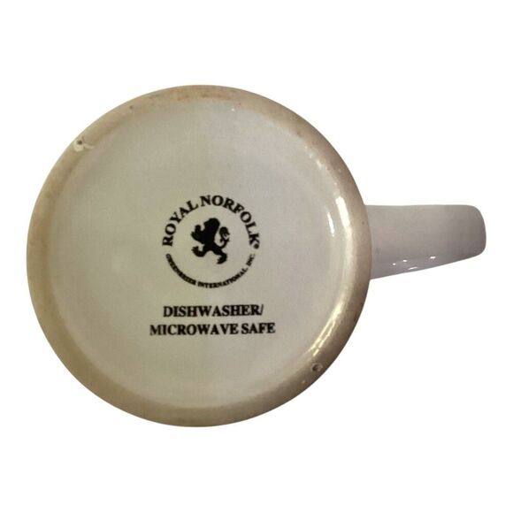 Royal Norfolk Red Cardinal Mug Ceramic Coffee Cup - Picture 5 of 7